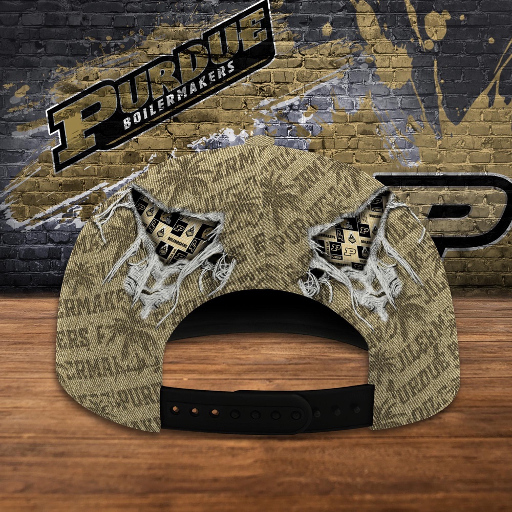 Customized NCAA Purdue Boilermakers Baseball Cap Sleek Layers Of Bliss