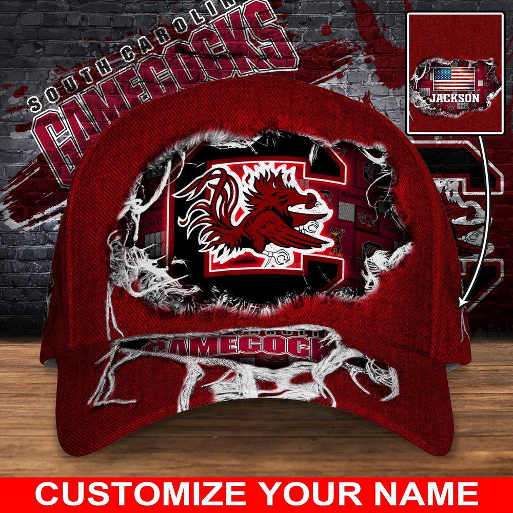 Customized NCAA South Carolina Gamecocks Baseball Cap Chic Vibes in Headwear Customized NCAA South Carolina Gamecocks Baseball Cap Chic Vibes in Headwear