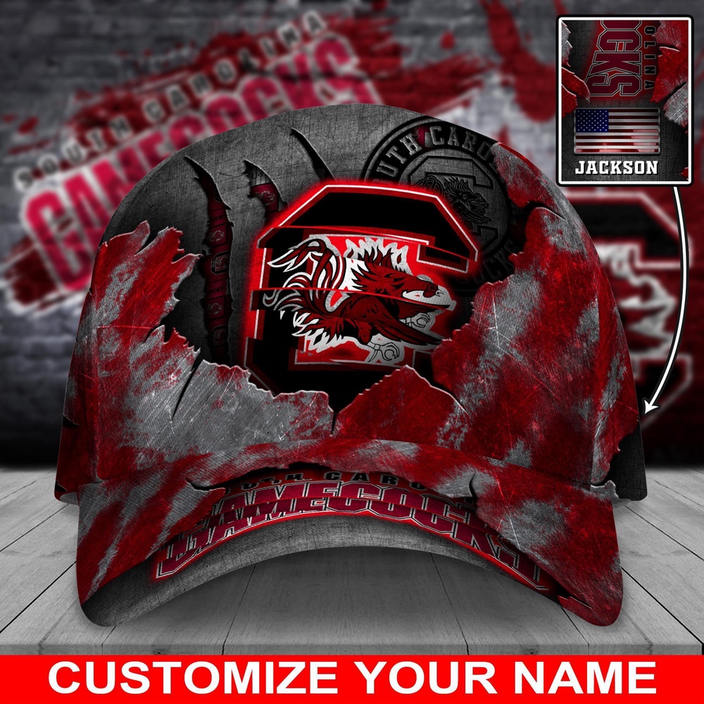 Customized NCAA South Carolina Gamecocks Baseball Cap Signature Urban Style Customized NCAA South Carolina Gamecocks Baseball Cap Signature Urban Style