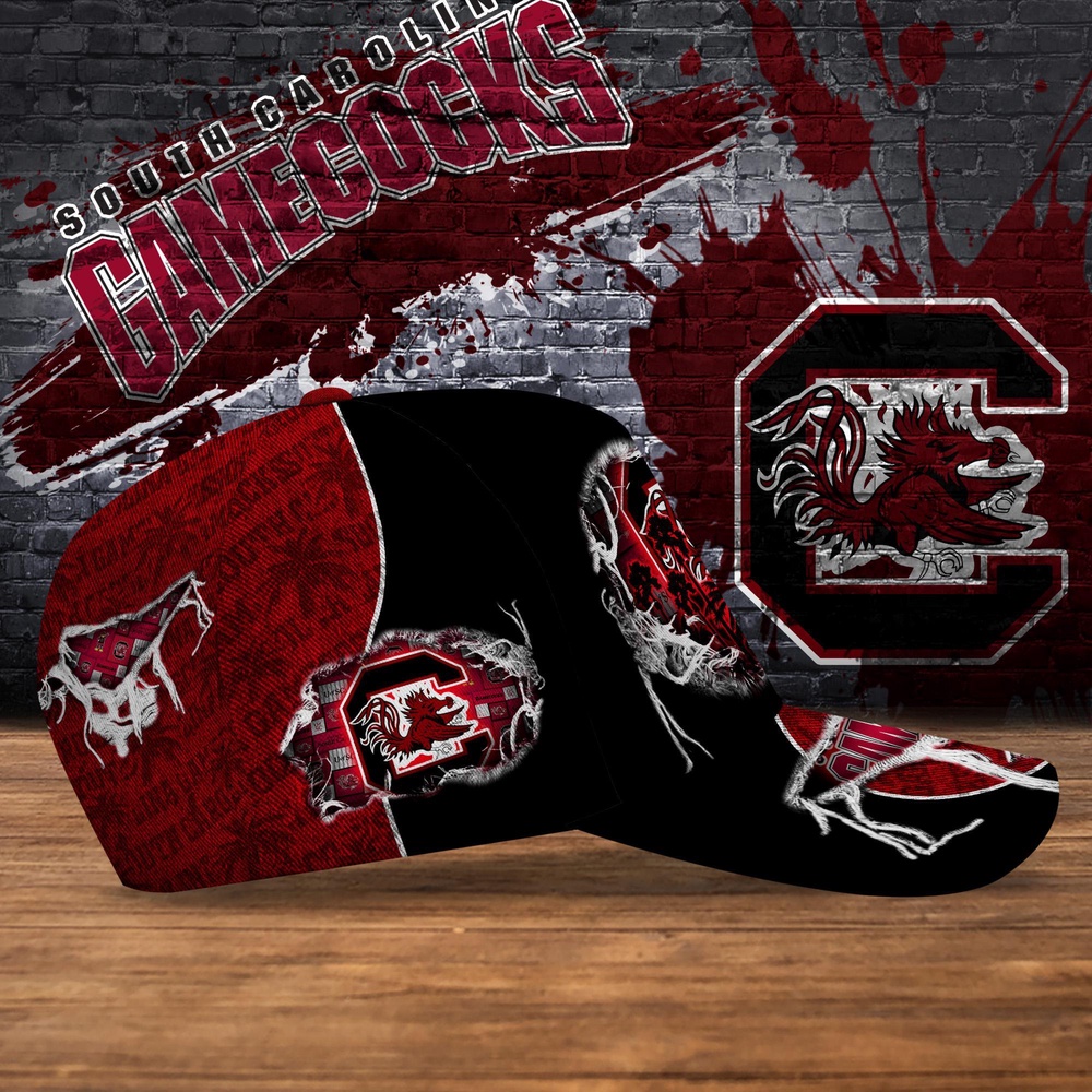 Customized NCAA South Carolina Gamecocks Baseball Cap Sporty Elegance Vibes Customized NCAA South Carolina Gamecocks Baseball Cap Sporty Elegance Vibes