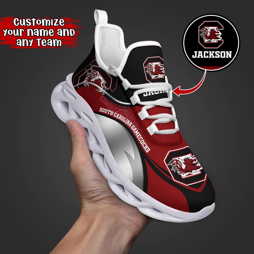 Customized NCAA South Carolina Gamecocks Sneaker Max Soul Shoes Max Soul Motion Customized NCAA South Carolina Gamecocks Sneaker Max Soul Shoes Max Soul Motion