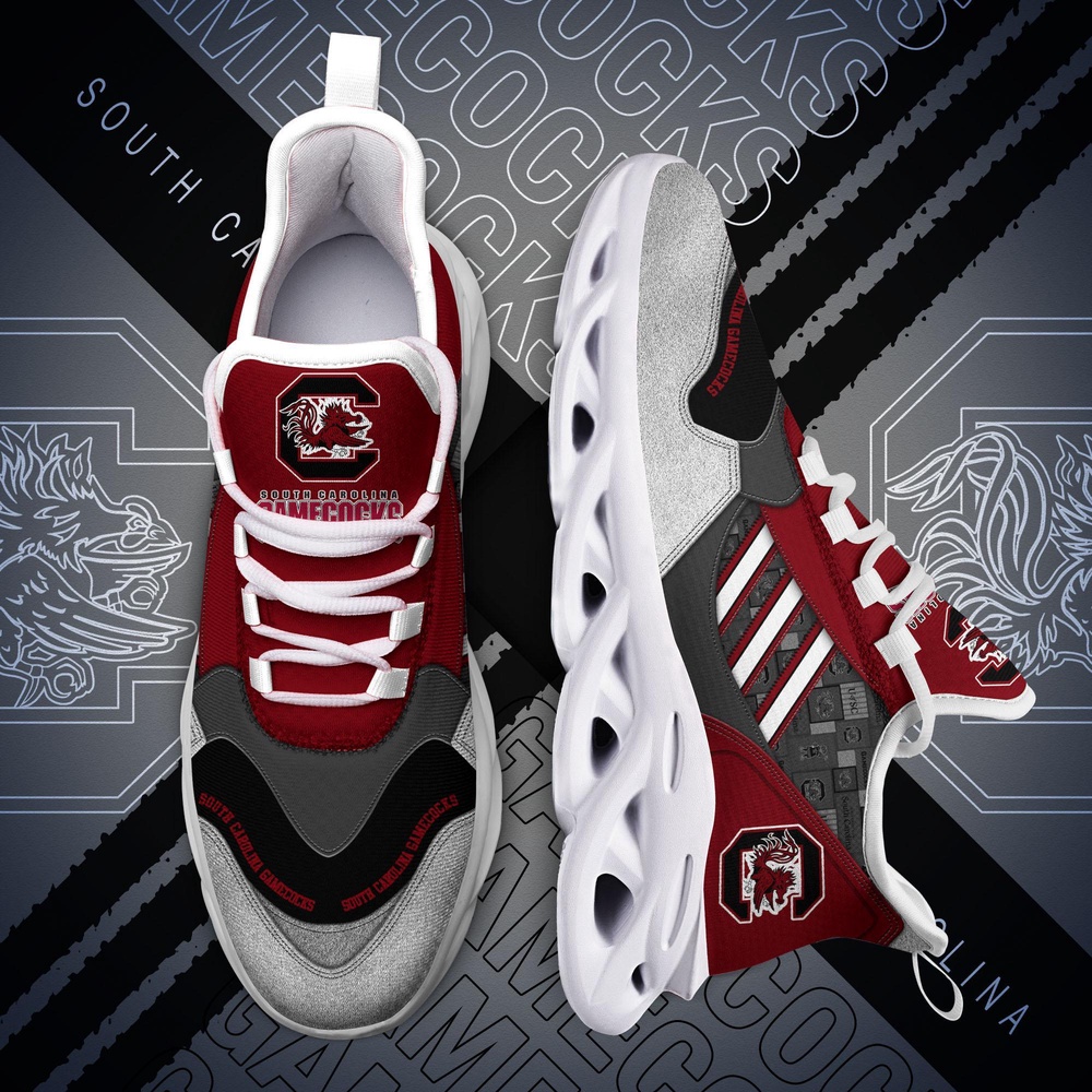 Customized NCAA South Carolina Gamecocks Sneaker Max Soul Shoes Sporty Soul Customized NCAA South Carolina Gamecocks Sneaker Max Soul Shoes Sporty Soul