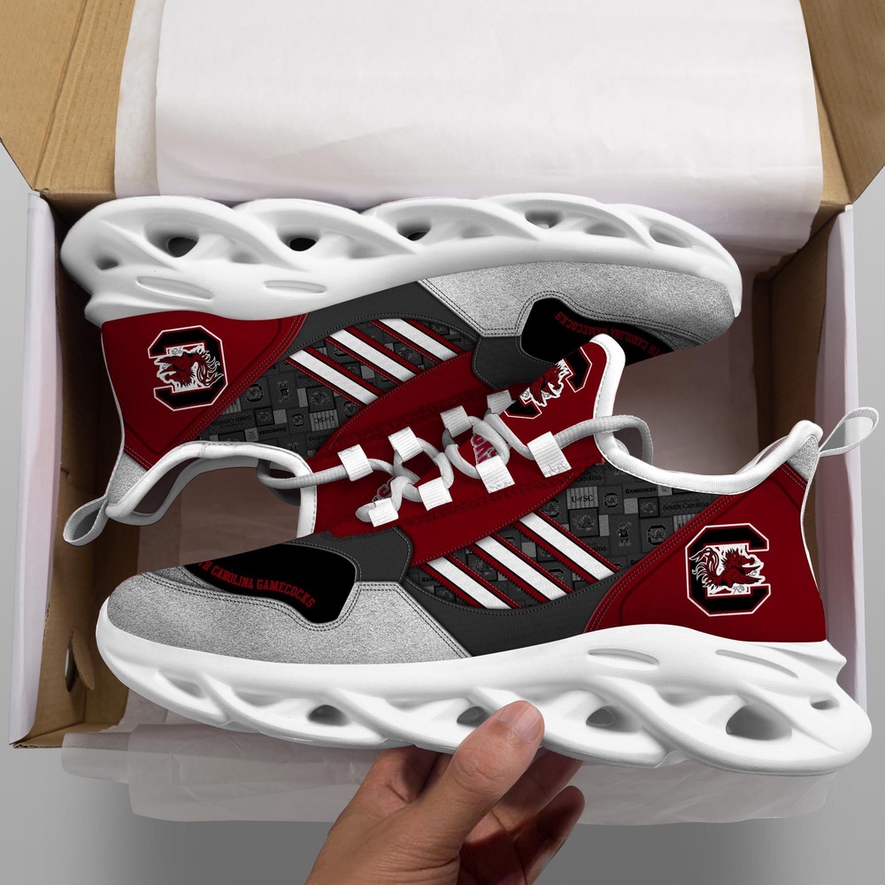 Customized NCAA South Carolina Gamecocks Sneaker Max Soul Shoes Sporty Soul Customized NCAA South Carolina Gamecocks Sneaker Max Soul Shoes Sporty Soul
