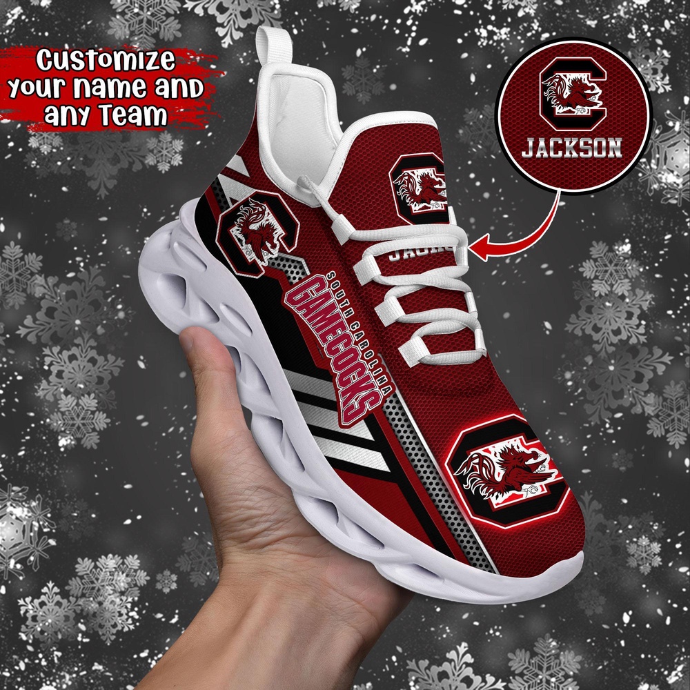 Customized NCAA South Carolina Gamecocks Sneaker Max Soul Shoes Stride Stylishly Customized NCAA South Carolina Gamecocks Sneaker Max Soul Shoes Stride Stylishly