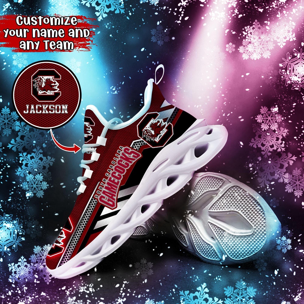 Customized NCAA South Carolina Gamecocks Sneaker Max Soul Shoes Stride Stylishly Customized NCAA South Carolina Gamecocks Sneaker Max Soul Shoes Stride Stylishly