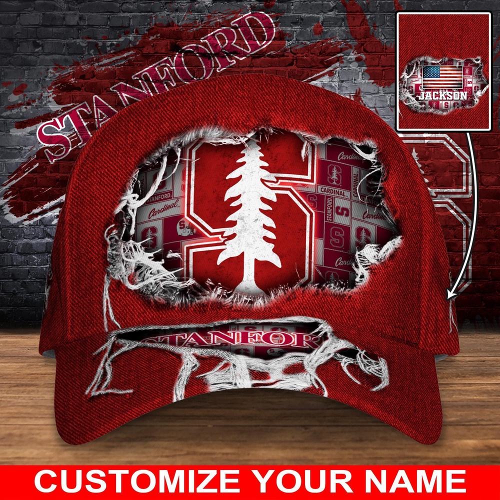 Customized NCAA Stanford Cardinal Baseball Cap Chic Vibes in Headwear Customized NCAA Stanford Cardinal Baseball Cap Chic Vibes in Headwear