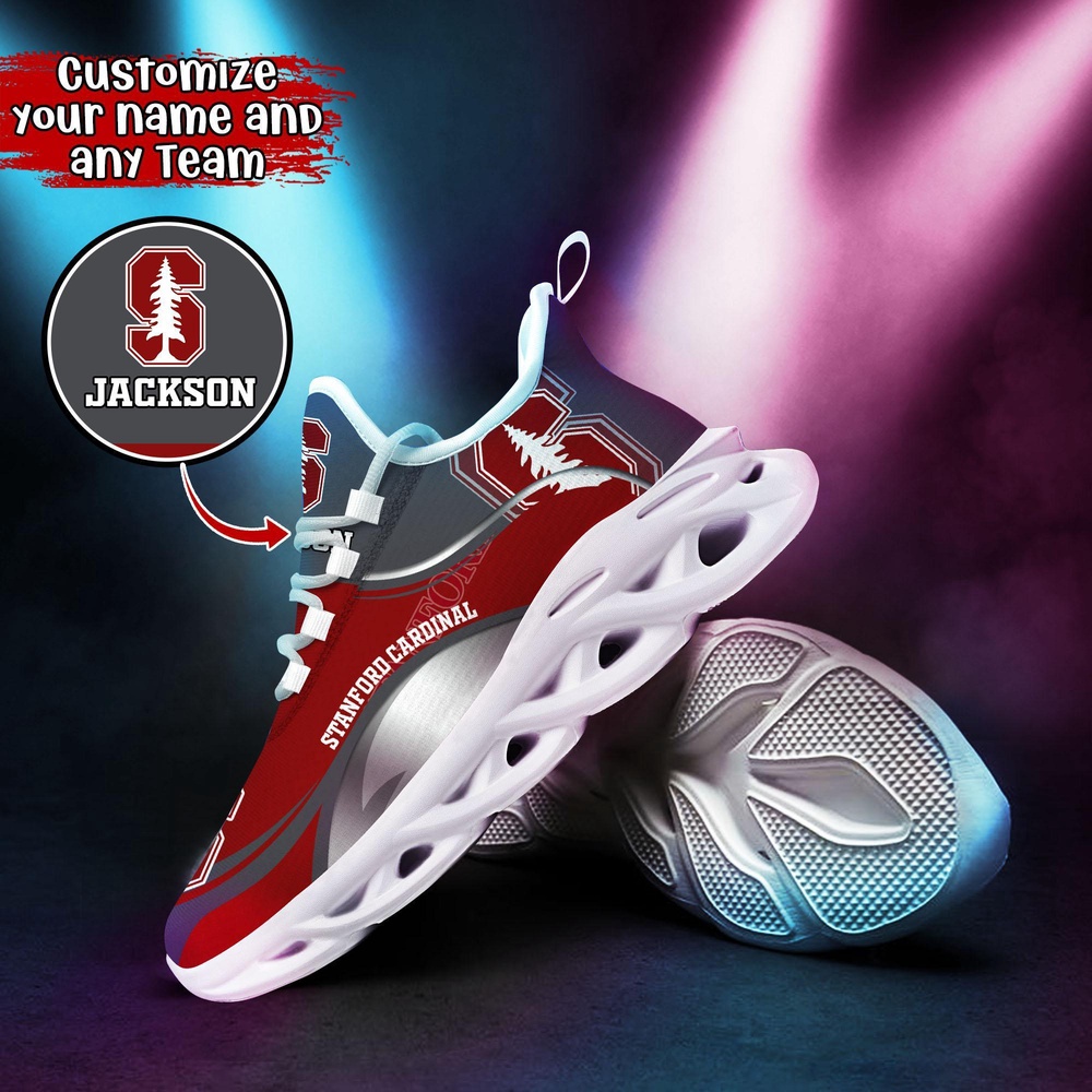 Customized NCAA Stanford Cardinal Sneaker Max Soul Shoes Max Soul Motion Customized NCAA Stanford Cardinal Sneaker Max Soul Shoes Max Soul Motion