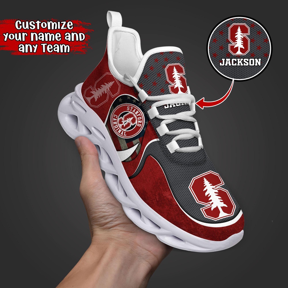 Customized NCAA Stanford Cardinal Sneaker Max Soul Shoes Sole Bliss Customized NCAA Stanford Cardinal Sneaker Max Soul Shoes Sole Bliss