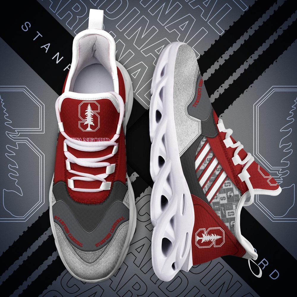 Customized NCAA Stanford Cardinal Sneaker Max Soul Shoes Sporty Soul Customized NCAA Stanford Cardinal Sneaker Max Soul Shoes Sporty Soul