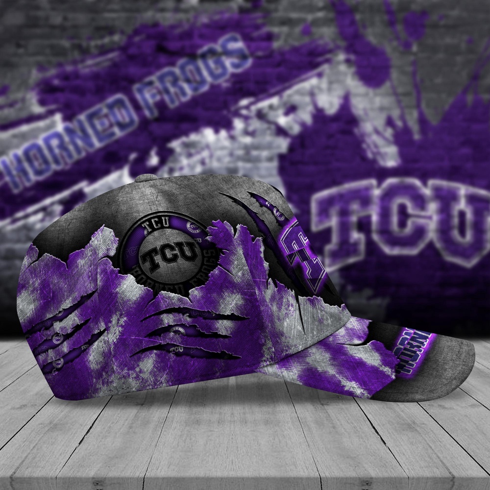 Customized NCAA TCU Horned Frogs Baseball Cap Signature Urban Style Customized NCAA TCU Horned Frogs Baseball Cap Signature Urban Style