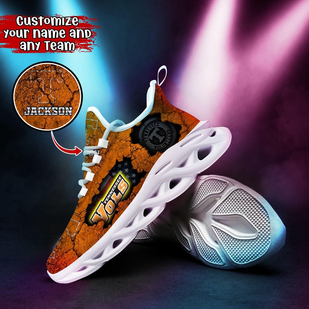 Customized NCAA Tennessee Volunteers Sneaker Max Soul Shoes Max Comfort Glide Customized NCAA Tennessee Volunteers Sneaker Max Soul Shoes Max Comfort Glide