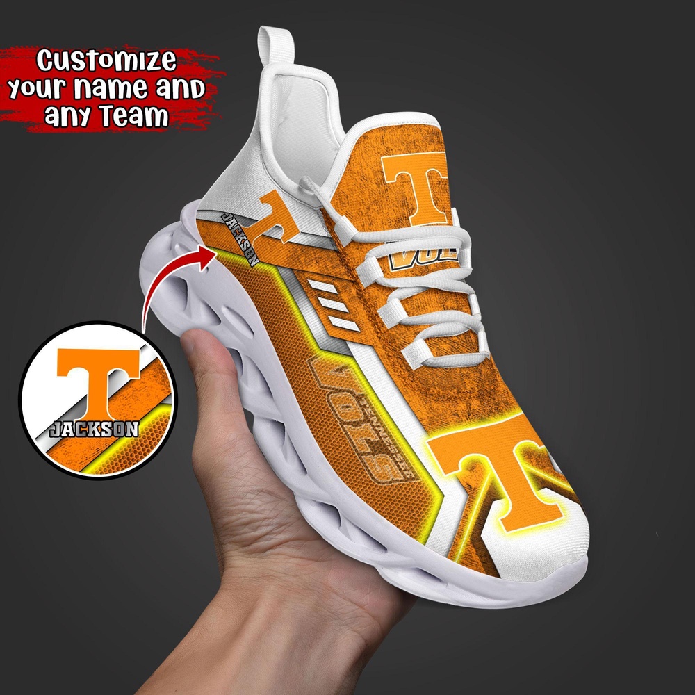 Customized NCAA Tennessee Volunteers Sneaker Max Soul Shoes Soulful Steps Customized NCAA Tennessee Volunteers Sneaker Max Soul Shoes Soulful Steps