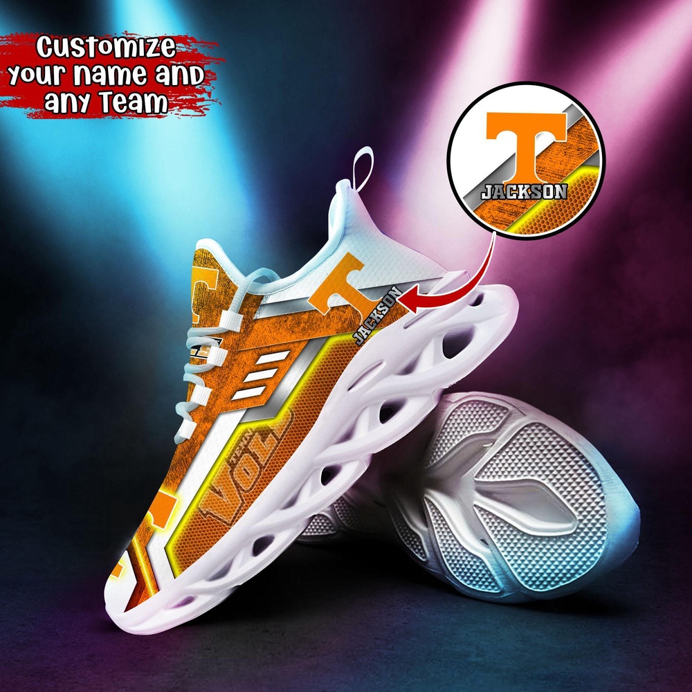 Customized NCAA Tennessee Volunteers Sneaker Max Soul Shoes Soulful Steps Customized NCAA Tennessee Volunteers Sneaker Max Soul Shoes Soulful Steps
