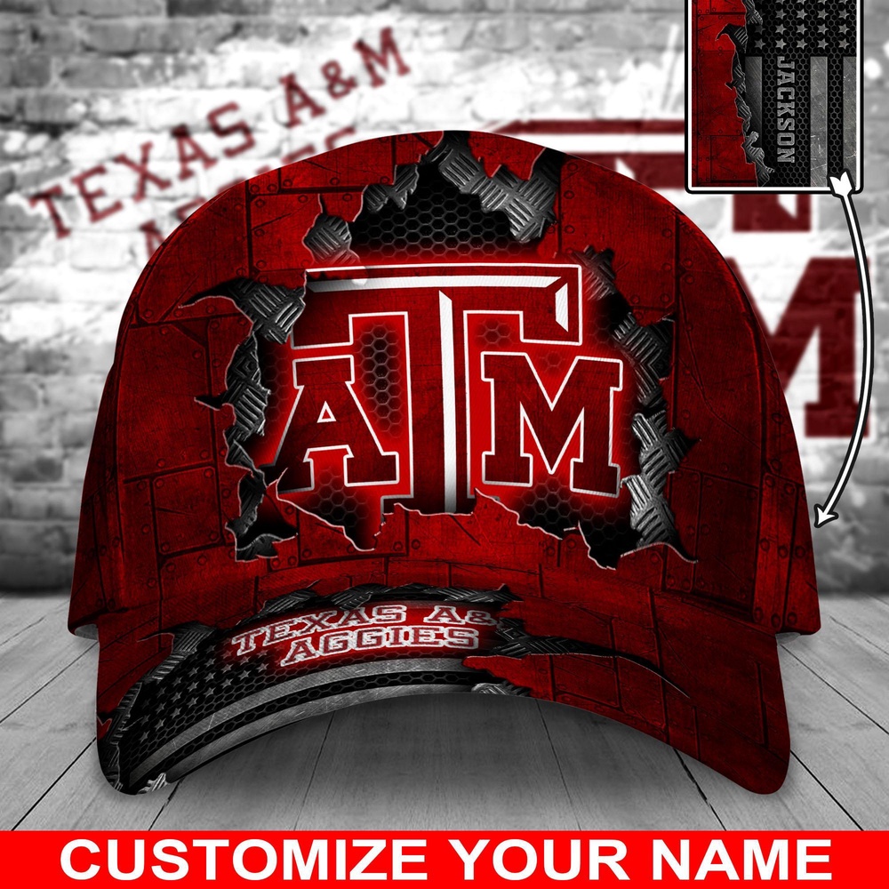 Customized NCAA Texas A&M Aggies Baseball Cap Champion Comfort Fashion Customized NCAA Texas A&M Aggies Baseball Cap Champion Comfort Fashion