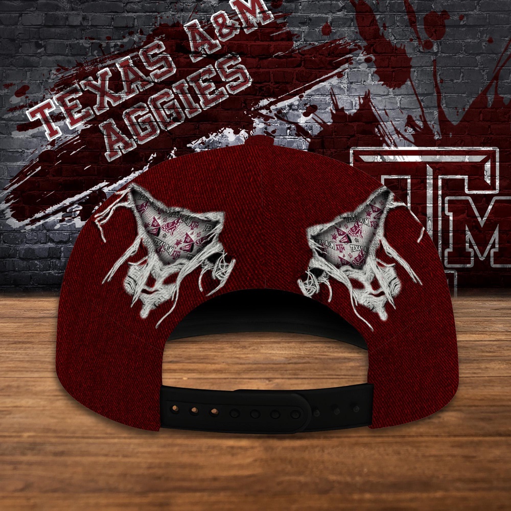 Customized NCAA Texas A&M Aggies Baseball Cap Trendsetting Threads Fashion Customized NCAA Texas A&M Aggies Baseball Cap Trendsetting Threads Fashion