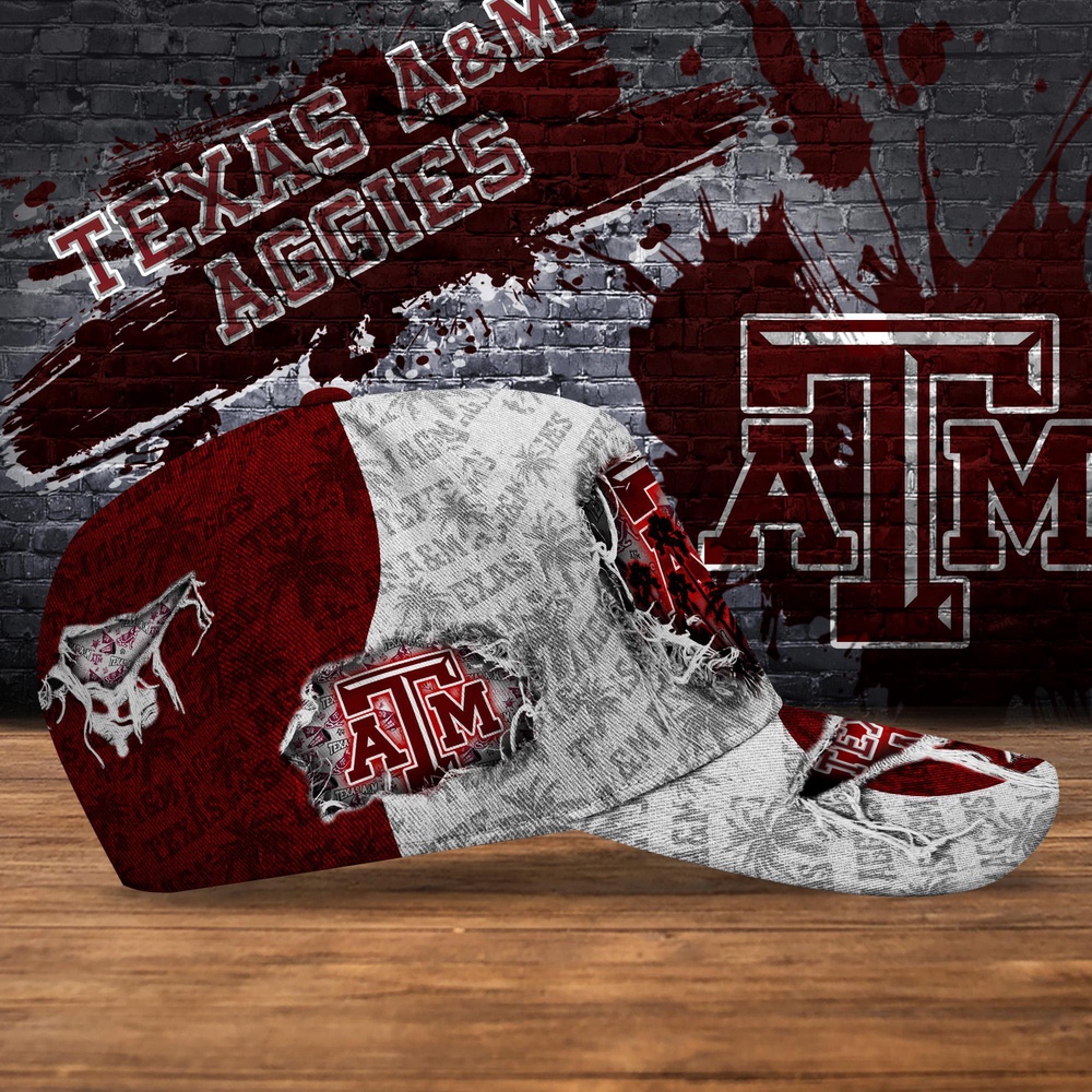 Customized NCAA Texas A&M Aggies Baseball Cap Trendy Hat Bliss Customized NCAA Texas A&M Aggies Baseball Cap Trendy Hat Bliss