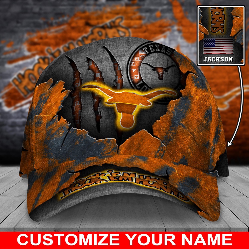 Customized NCAA Texas Longhorns Baseball Cap Sleek Trends Parade