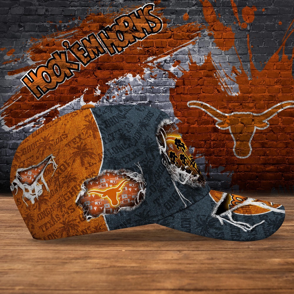 Customized NCAA Texas Longhorns Baseball Cap Trendy Hat Bliss Customized NCAA Texas Longhorns Baseball Cap Trendy Hat Bliss