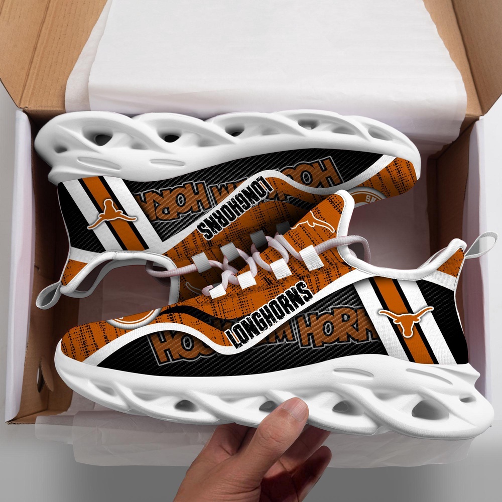 Customized NCAA Texas Longhorns Sneaker Max Soul Shoes Sole Elegance Walk Customized NCAA Texas Longhorns Sneaker Max Soul Shoes Sole Elegance Walk