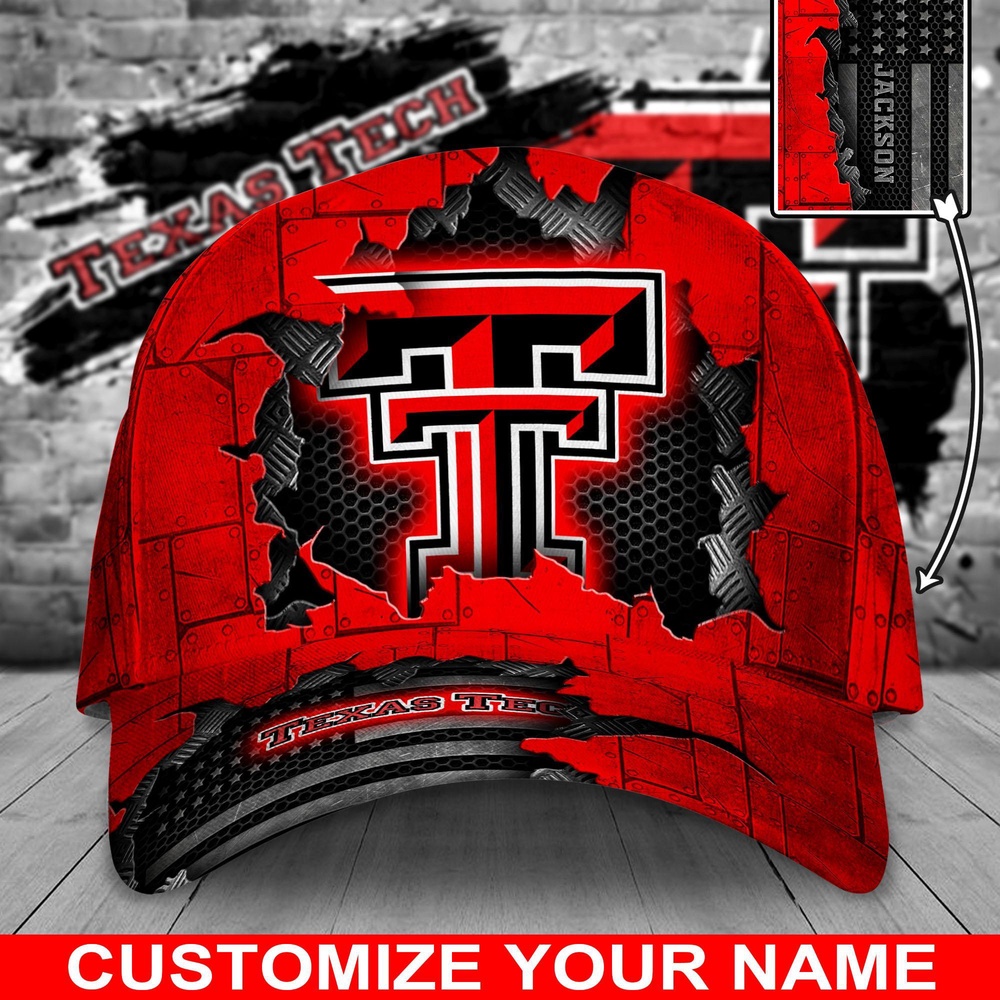 Customized NCAA Texas Tech Red Raiders Baseball Cap Comfy Magic Headpiece Customized NCAA Texas Tech Red Raiders Baseball Cap Comfy Magic Headpiece