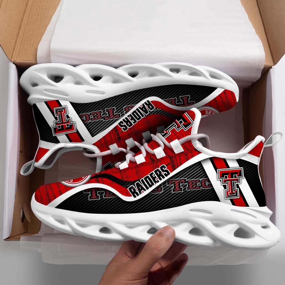 Customized NCAA Texas Tech Red Raiders Sneaker Max Soul Shoes Stride Glamour Customized NCAA Texas Tech Red Raiders Sneaker Max Soul Shoes Stride Glamour