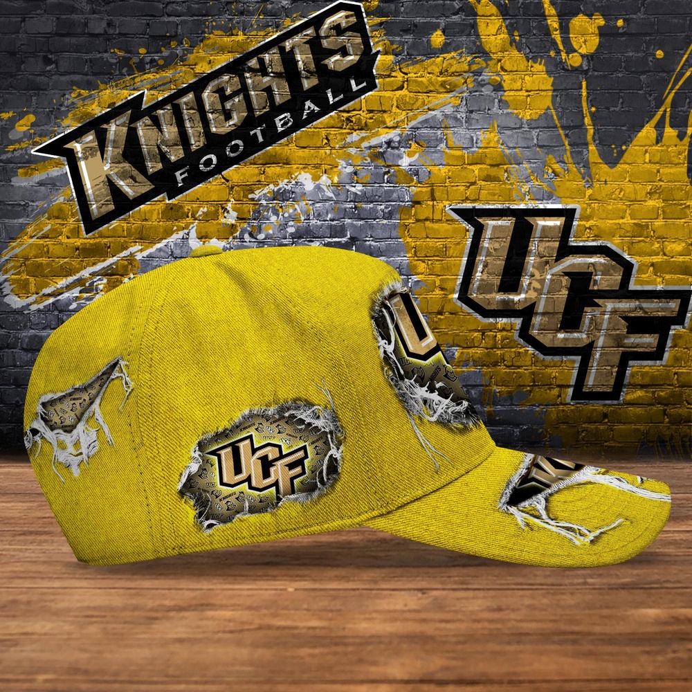 Customized NCAA UCF Knights Baseball Cap Chic Vibes in Headwear Customized NCAA UCF Knights Baseball Cap Chic Vibes in Headwear