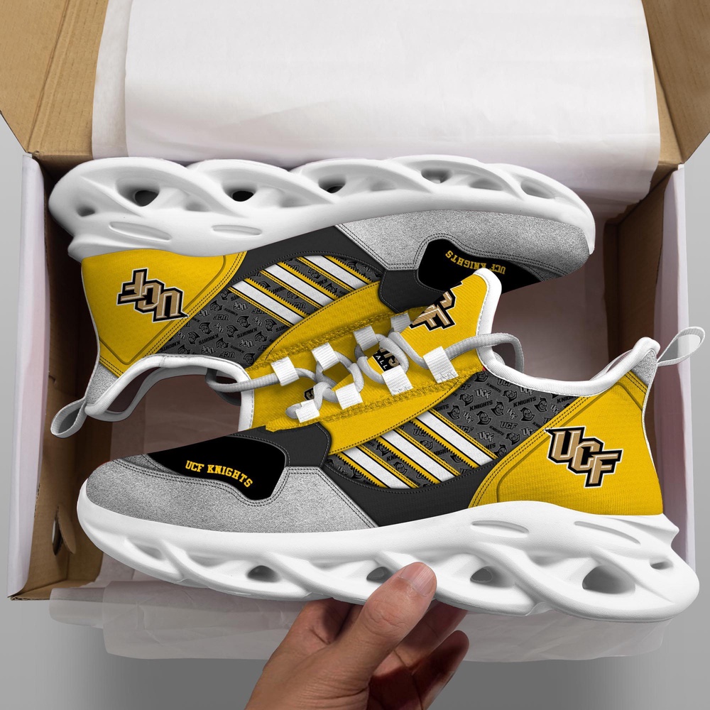 Customized NCAA UCF Knights Sneaker Max Soul Shoes Sporty Soul Customized NCAA UCF Knights Sneaker Max Soul Shoes Sporty Soul