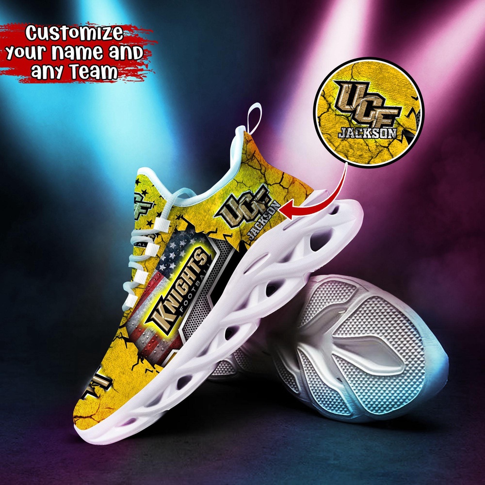 Customized NCAA UCF Knights Sneaker Max Soul Shoes Stride In Style Customized NCAA UCF Knights Sneaker Max Soul Shoes Stride In Style
