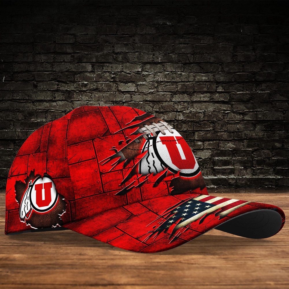 Customized NCAA Utah Utes Baseball Cap Forward Streetwear Vibes Customized NCAA Utah Utes Baseball Cap Forward Streetwear Vibes