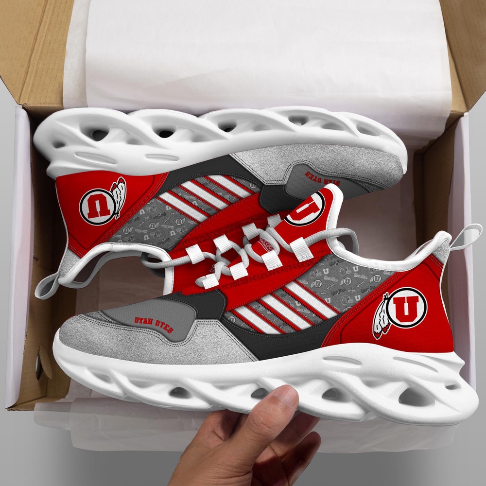 Customized NCAA Utah Utes Sneaker Max Soul Shoes Stride Elegance Parade Customized NCAA Utah Utes Sneaker Max Soul Shoes Stride Elegance Parade