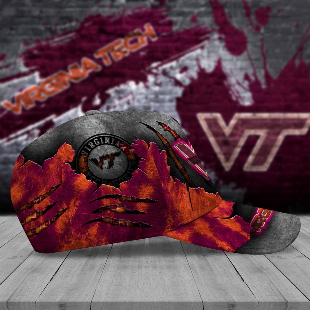 Customized NCAA Virginia Tech Hokies Baseball Cap Signature Urban Style Customized NCAA Virginia Tech Hokies Baseball Cap Signature Urban Style