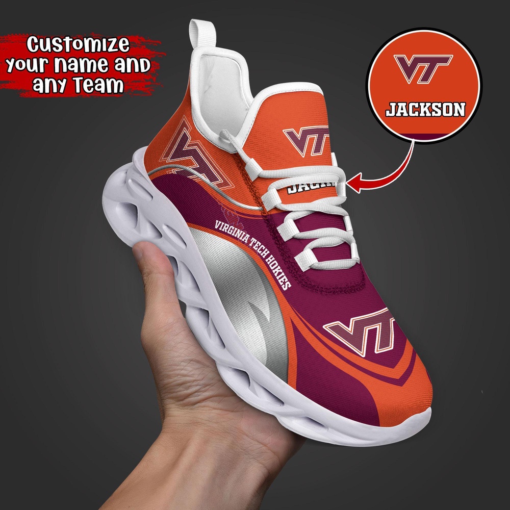 Customized NCAA Virginia Tech Hokies Sneaker Max Soul Shoes Max Soul Motion Customized NCAA Virginia Tech Hokies Sneaker Max Soul Shoes Max Soul Motion
