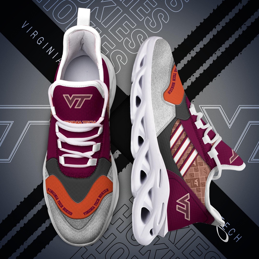 Customized NCAA Virginia Tech Hokies Sneaker Max Soul Shoes Sporty Soul Customized NCAA Virginia Tech Hokies Sneaker Max Soul Shoes Sporty Soul
