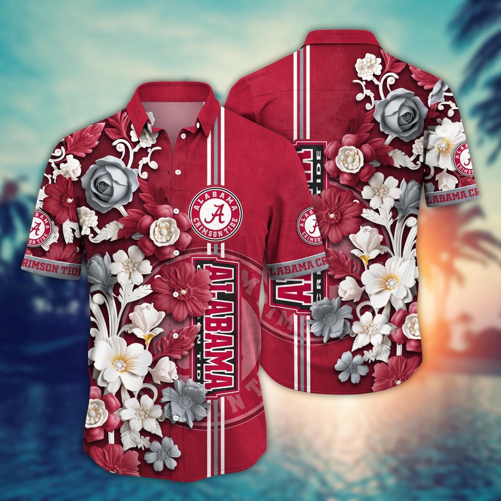 NCAA Alabama Crimson Tide Hawaiian Shirt Fusion Delight For Sports Fans NCAA Alabama Crimson Tide Hawaiian Shirt Fusion Delight For Sports Fans