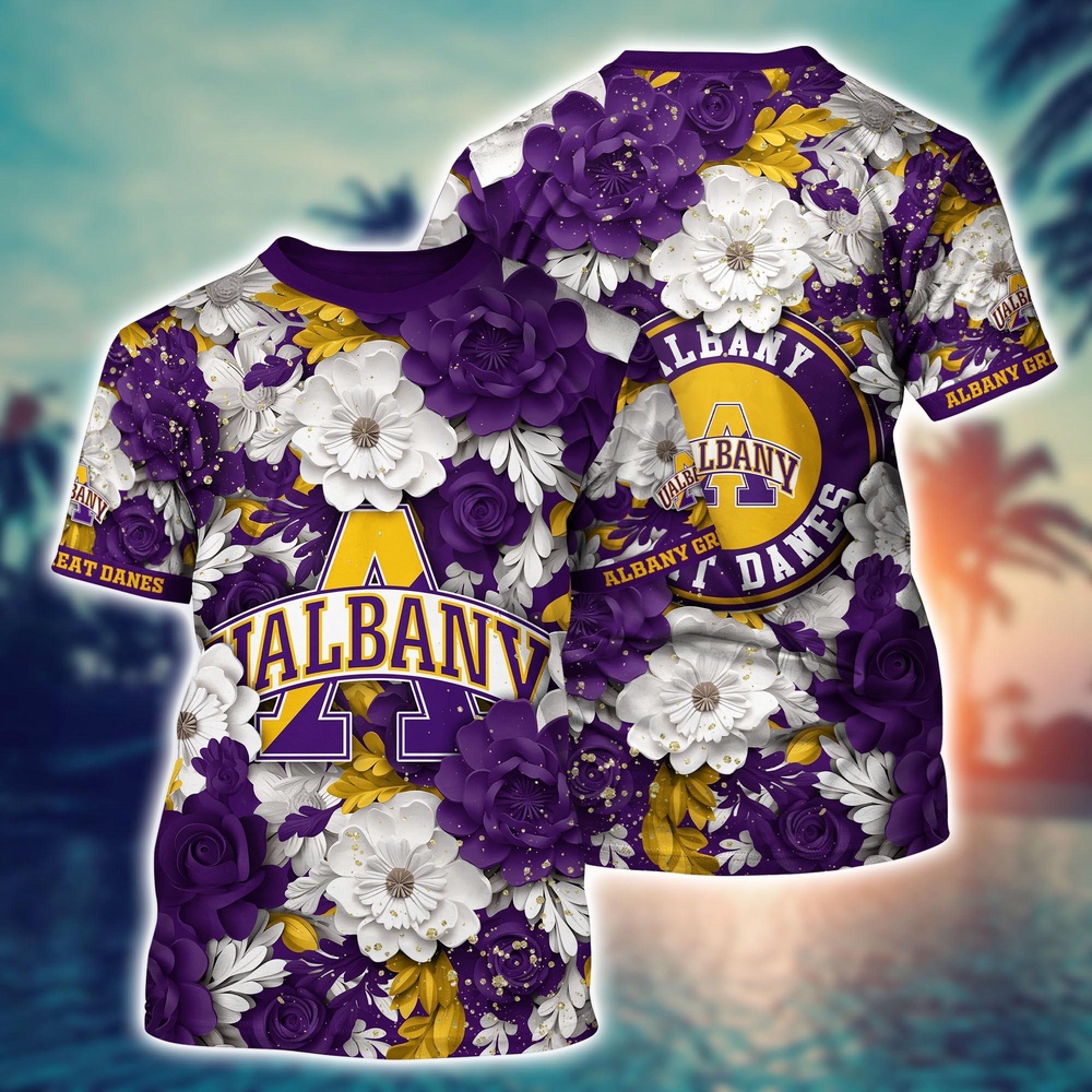 NCAA Albany Great Danes 3D T-Shirt Elegance In Style For Sports Fans NCAA Albany Great Danes 3D T-Shirt Elegance In Style For Sports Fans