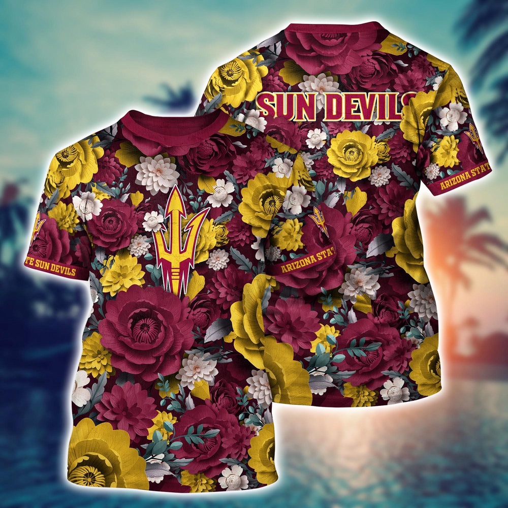 NCAA Arizona State Sun Devils 3D T-Shirt Trendsetting Threads Fashion For Sports Fans NCAA Arizona State Sun Devils 3D T-Shirt Trendsetting Threads Fashion For Sports Fans
