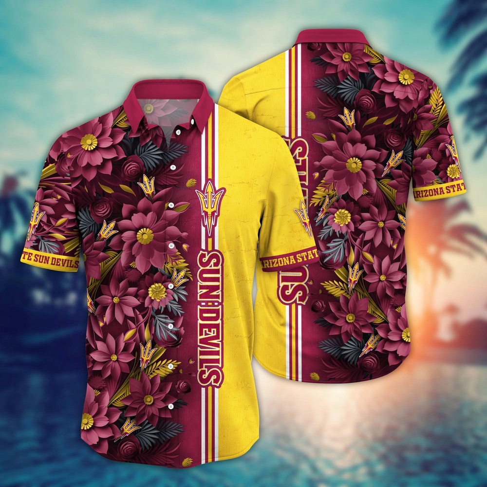 NCAA Arizona State Sun Devils Hawaiian Shirt Paradise Found For Fans NCAA Arizona State Sun Devils Hawaiian Shirt Paradise Found For Fans