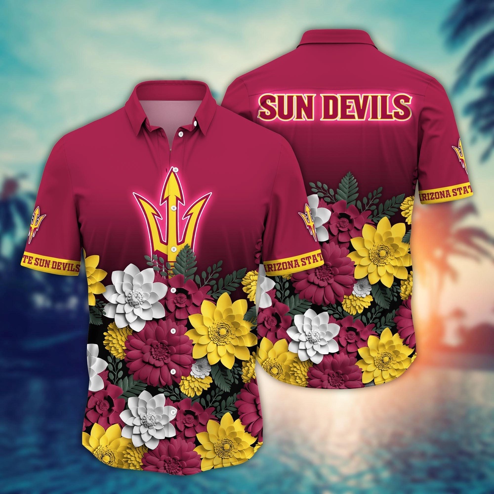 NCAA Arizona State Sun Devils Hawaiian Shirt Spectacle Swing For Fans NCAA Arizona State Sun Devils Hawaiian Shirt Spectacle Swing For Fans