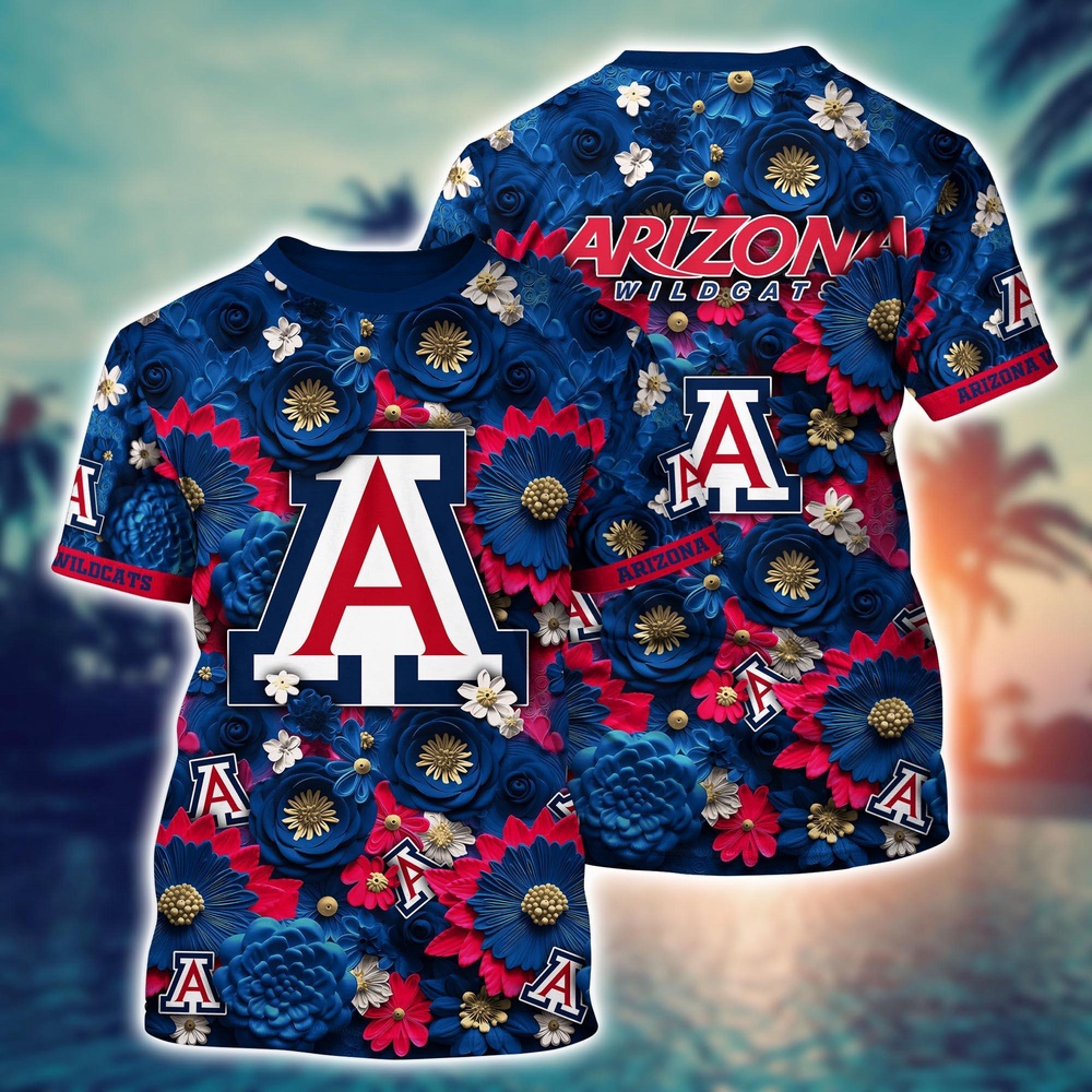 NCAA Arizona Wildcats 3D T-Shirt Euphoria in Every Stitch For Sports Fans NCAA Arizona Wildcats 3D T-Shirt Euphoria in Every Stitch For Sports Fans