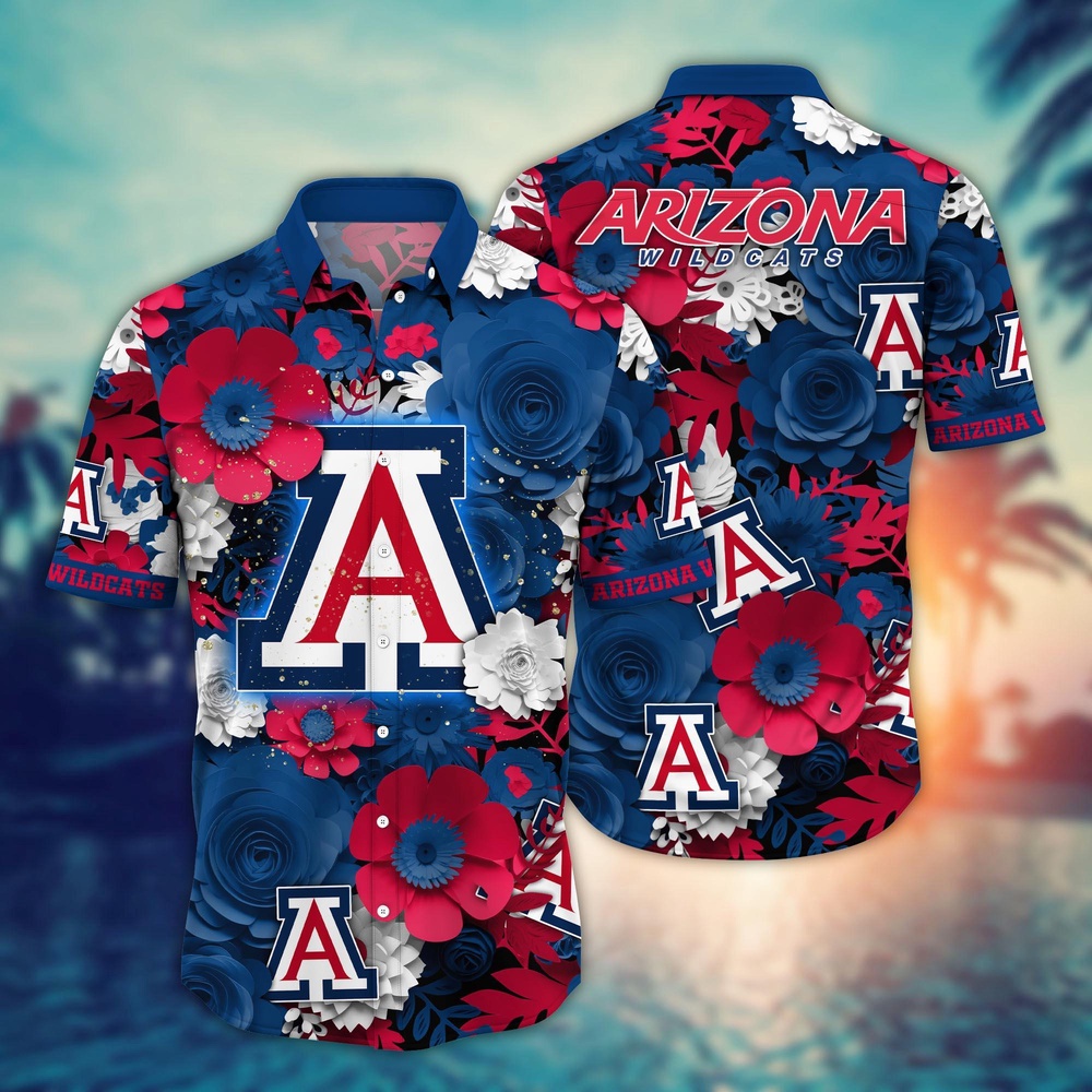 NCAA Arizona Wildcats Hawaiian Shirt Grandstand Gala For Fans NCAA Arizona Wildcats Hawaiian Shirt Grandstand Gala For Fans