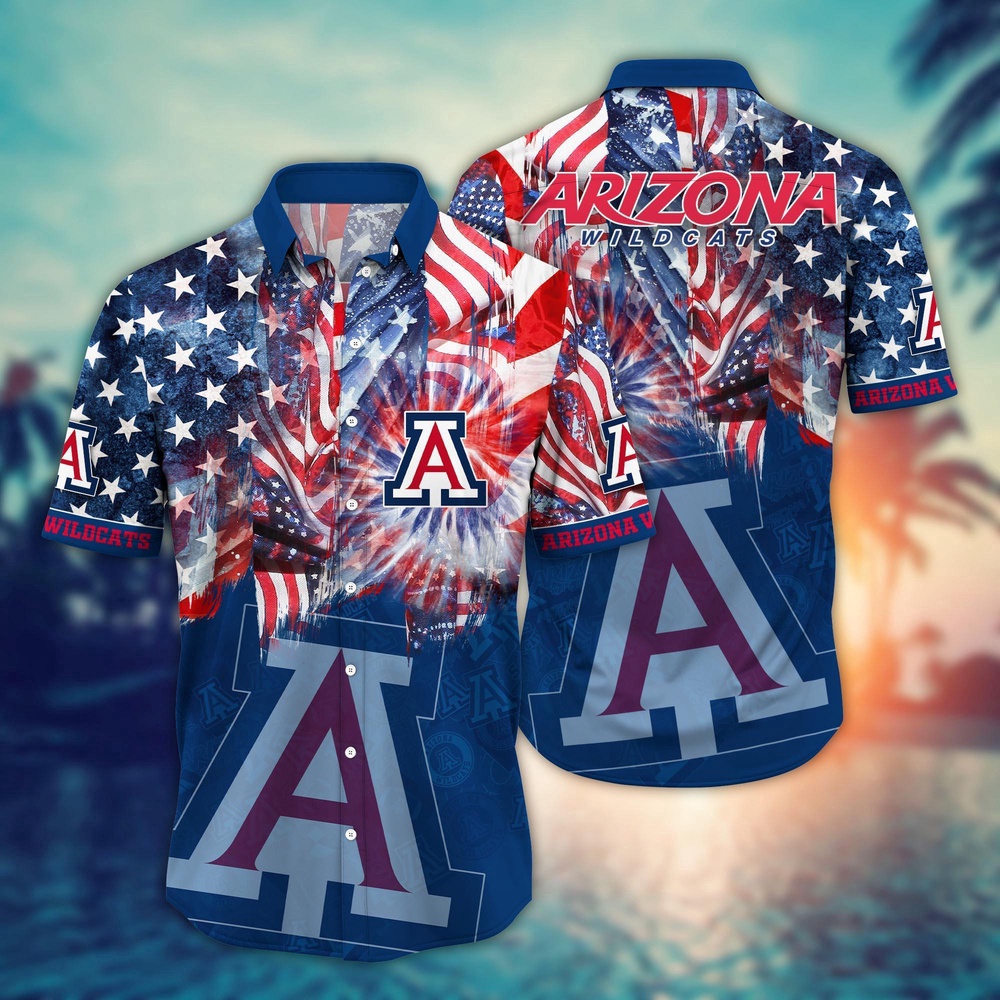 NCAA Arizona Wildcats Hawaiian Shirt Marching Band Bloom Gift For Fans NCAA Arizona Wildcats Hawaiian Shirt Marching Band Bloom Gift For Fans