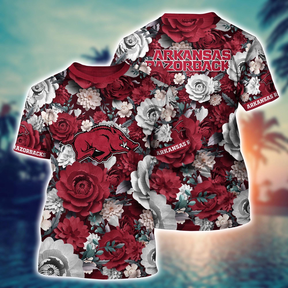 NCAA Arkansas Razorbacks 3D T-Shirt Trendsetting Threads Fashion For Sports Fans NCAA Arkansas Razorbacks 3D T-Shirt Trendsetting Threads Fashion For Sports Fans