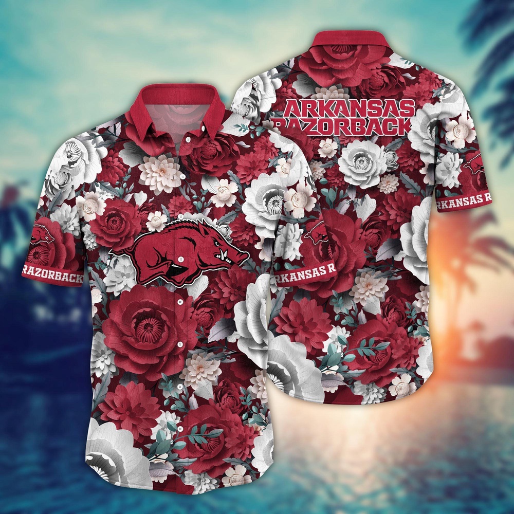 NCAA Arkansas Razorbacks Hawaiian Shirt Sway in Style For Fans NCAA Arkansas Razorbacks Hawaiian Shirt Sway in Style For Fans