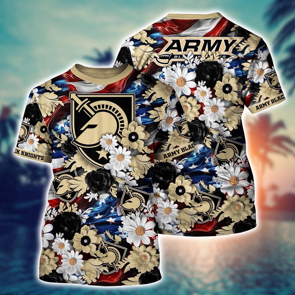 NCAA Army Black Knights 3D T-Shirt Signature Bliss For Fans NCAA Army Black Knights 3D T-Shirt Signature Bliss For Fans