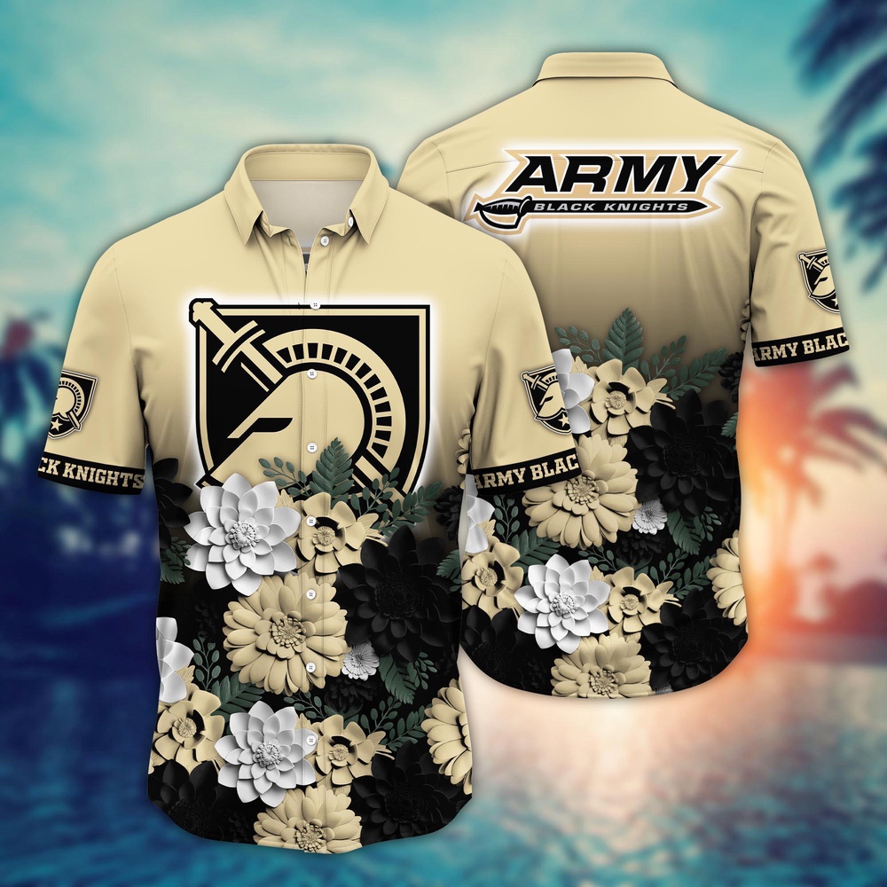 NCAA Army Black Knights Hawaiian Shirt Blossom Bliss Cascade For Fans NCAA Army Black Knights Hawaiian Shirt Blossom Bliss Cascade For Fans