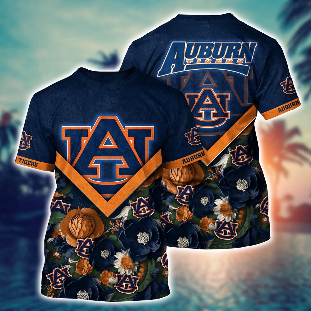 NCAA Auburn Tigers 3D T-Shirt Champion Comfort Fashion For Sports Fans NCAA Auburn Tigers 3D T-Shirt Champion Comfort Fashion For Sports Fans