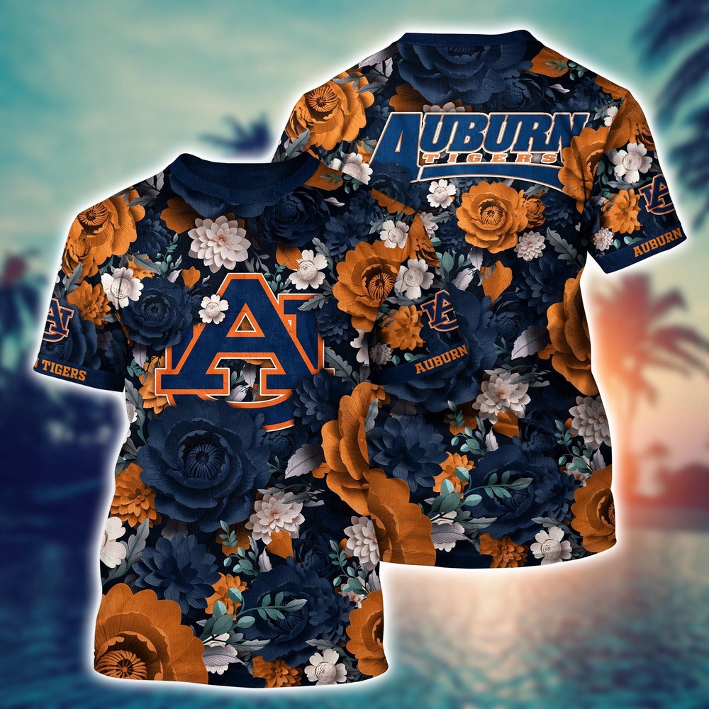 NCAA Auburn Tigers 3D T-Shirt Chic Vibes in Threads For Sports Fans NCAA Auburn Tigers 3D T-Shirt Chic Vibes in Threads For Sports Fans