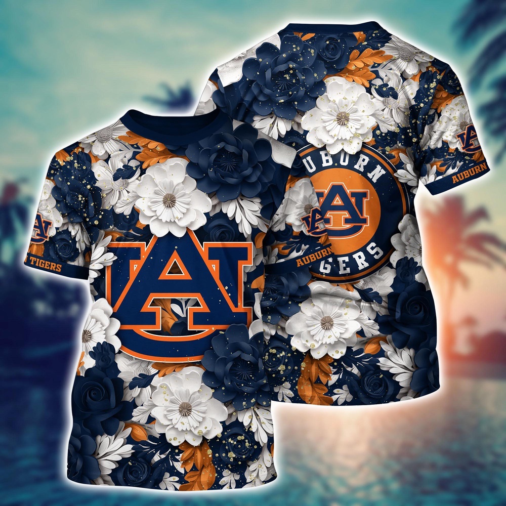 NCAA Auburn Tigers 3D T-Shirt Sleek Urban Bliss For Sports Fans NCAA Auburn Tigers 3D T-Shirt Sleek Urban Bliss For Sports Fans