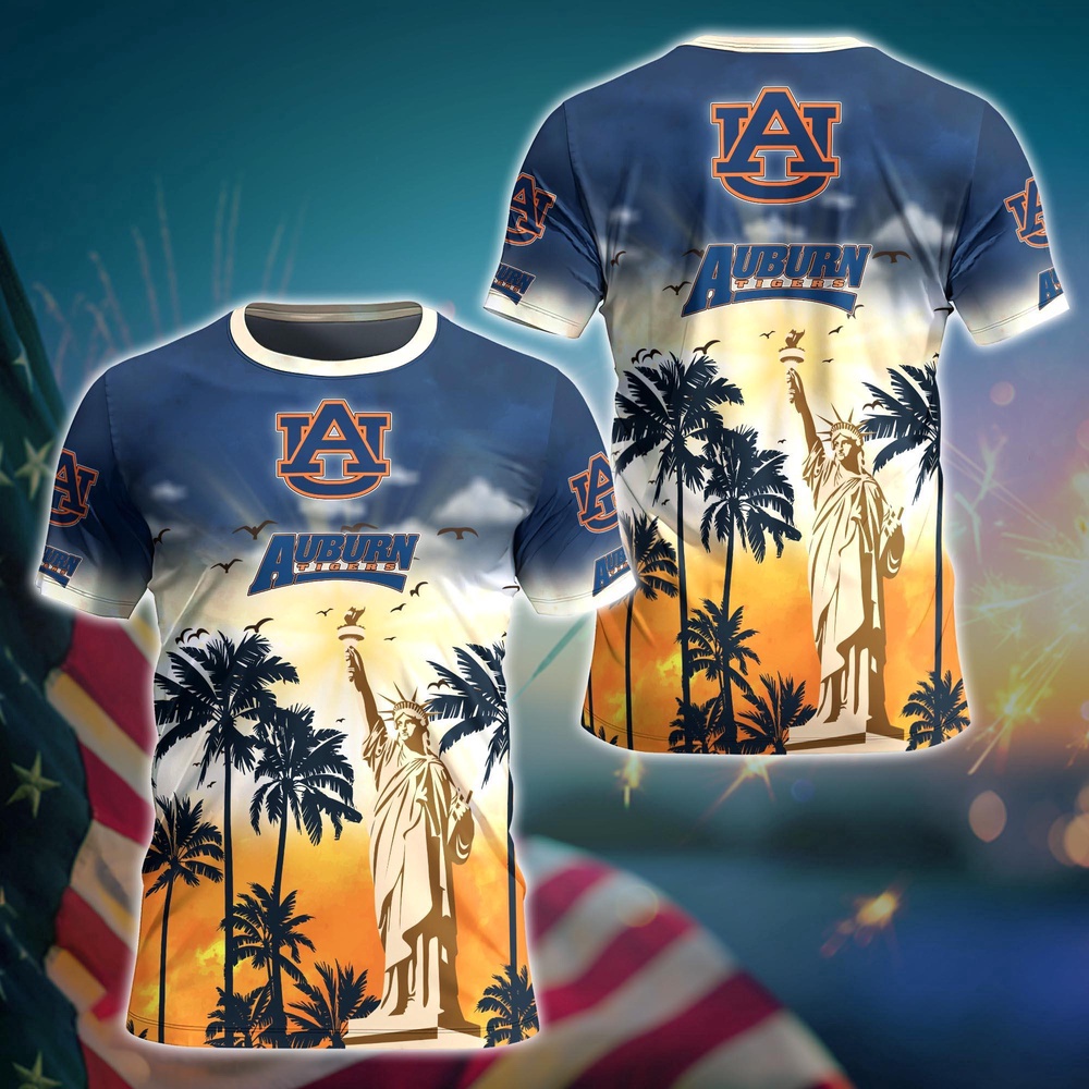 NCAA Auburn Tigers 3D T-Shirt Tee Parade For Fans NCAA Auburn Tigers 3D T-Shirt Tee Parade For Fans