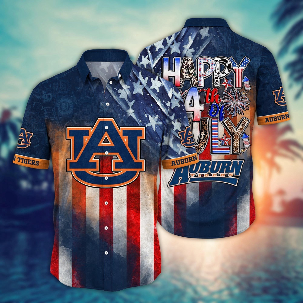 NCAA Auburn Tigers Hawaiian Shirt Breeze Through NCAA Gift For Fans NCAA Auburn Tigers Hawaiian Shirt Breeze Through NCAA Gift For Fans